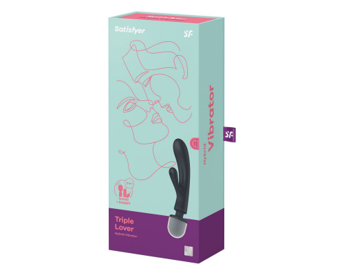 Вібратор 3в1 Satisfyer Triple Lover (Grey)