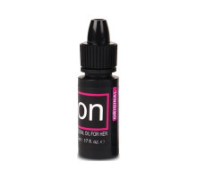 Возбуждающе капли для клитора Sensuva - ON Arousal Oil for Her Original (5 мл) действуют до 30 минут