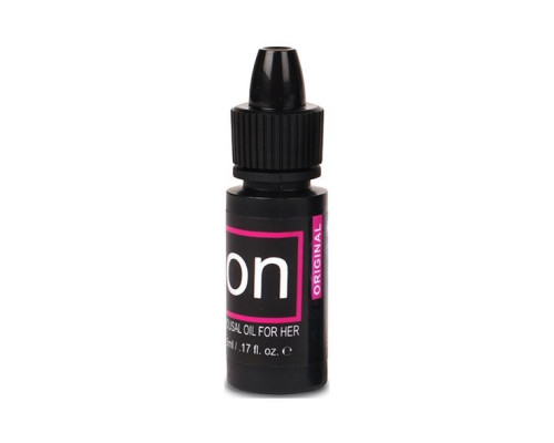 Возбуждающе капли для клитора Sensuva - ON Arousal Oil for Her Original (5 мл) действуют до 30 минут