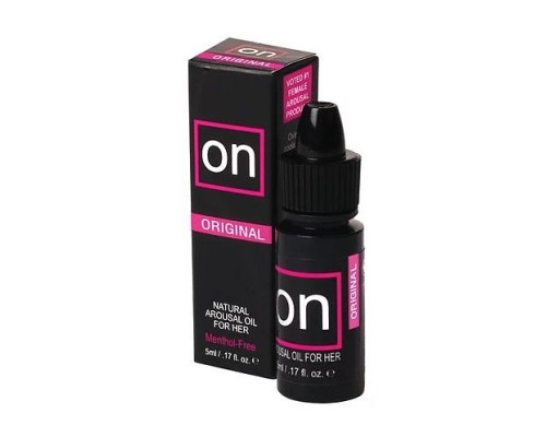 Возбуждающе капли для клитора Sensuva - ON Arousal Oil for Her Original (5 мл) действуют до 30 минут