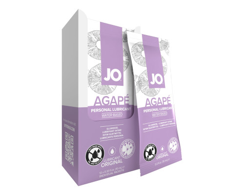 Набір лубрикантів Foil Display Box – JO Agape Lubricant – 12 × 10ml
