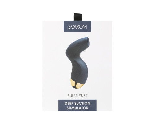 Вакуумний стимулятор Svakom Pulse Pure Navy Blue