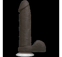 Фалоімітатор Doc Johnson The Realistic Cock 8 inch Black - ULTRASKYN, Vack-U-Lock, діаметр 5,1 см