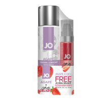 Комплект System JO GWP — Agape 120 ml & Oral Delight — Strawberry 30 мл