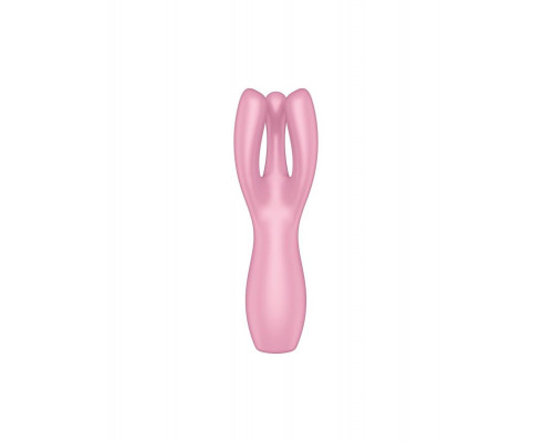 Кліторальний вібратор Satisfyer Threesome 3 Pink з трьома пальчиками