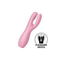 Кліторальний вібратор Satisfyer Threesome 3 Pink з трьома пальчиками
