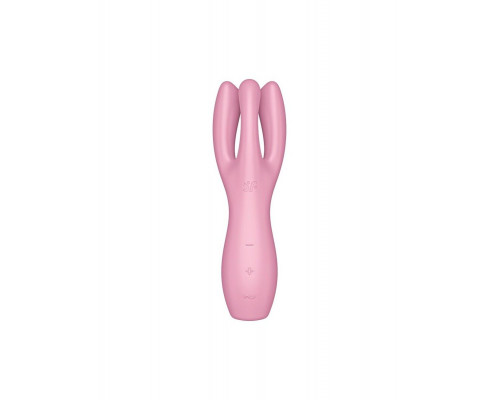 Кліторальний вібратор Satisfyer Threesome 3 Pink з трьома пальчиками