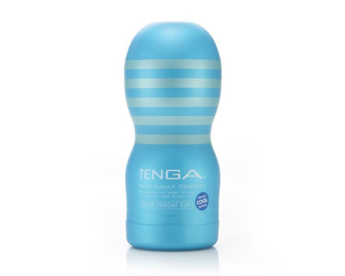 Мастурбатор Tenga Deep Throat Cup Cool Edition з охолоджувальним лубрикантом (глибоке горло)
