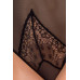 Боді під шию, халтер VELIA BODY black S/M – Passion Exclusive