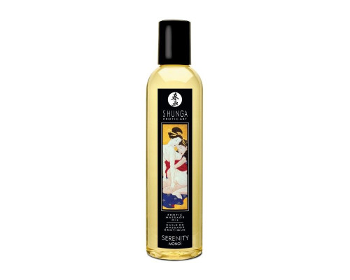 Масажна олія Shunga Serenity – Monoi (250 мл) натуральна зволожувальна