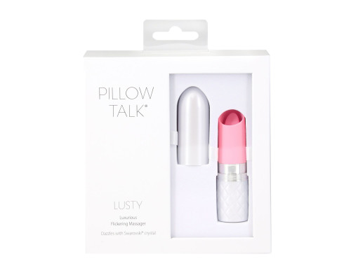 Вібратор Pillow Talk Lusty Luxurious Flickering Massager - Pink