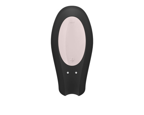 Смарт-вібратор для пар Satisfyer Double Joy Black із широким кліторальним стимулятором