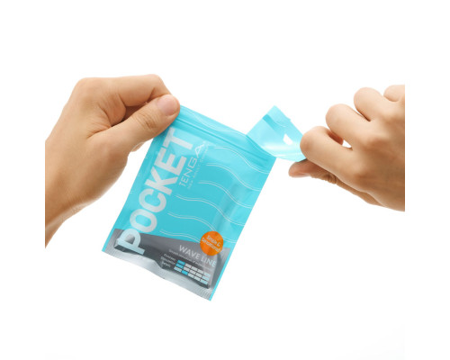 Мастурбатор TENGA Pocket Wave Line