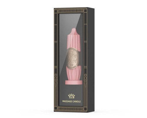 Роскошная массажная свеча Zalo Massage Candle Pink