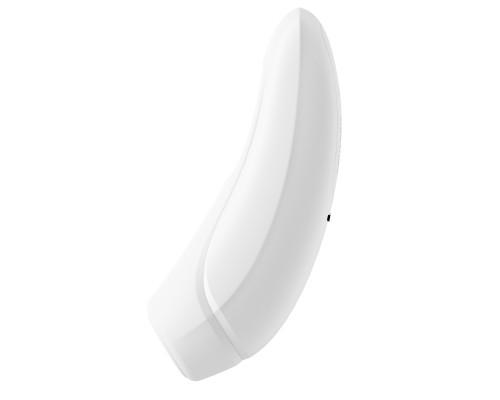 Вакуумний кліторальний смарт-стимулятор Satisfyer Curvy 1 + White