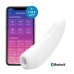 Вакуумний кліторальний смарт-стимулятор Satisfyer Curvy 1 + White