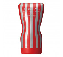 Мастурбатор Tenga Squeeze Tube Cup (м’яка подушечка) стискається