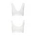 Спортивний топ з еластичної бавовни Passion PS005 TOP white, size XL
