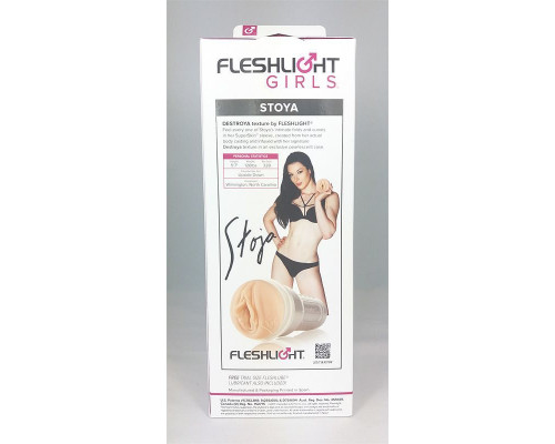 Мастурбатор Fleshlight Girls: Stoya - Destroya, зі зліпка вагіни, дуже ніжний
