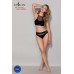 Спортивний топ з прозорою вставкою Passion PS006 TOP black, size M