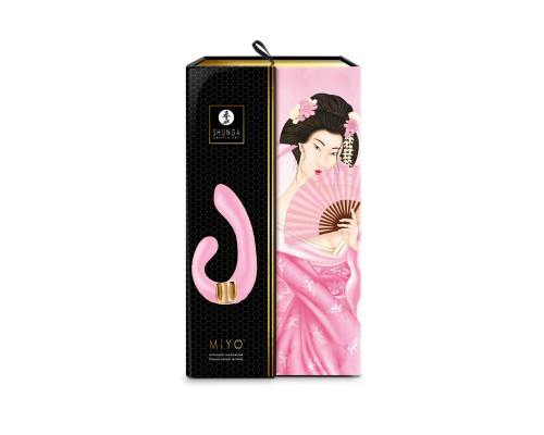 Вібратор кролик гнучкий Shunga - Miyo Intimate Massager Light Pink