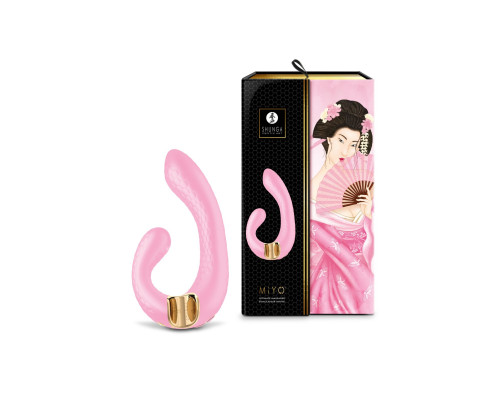 Вібратор кролик гнучкий Shunga - Miyo Intimate Massager Light Pink