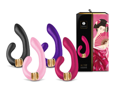 Вібратор кролик гнучкий Shunga - Miyo Intimate Massager Light Pink
