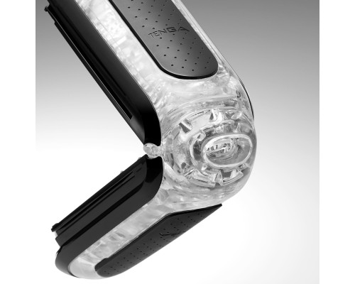 Мастурбатор Tenga Flip Zero Black, змінна інтенсивність стимуляції, розкладний