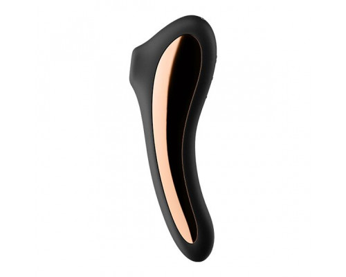 Вакуумний стимулятор з вібрацією Satisfyer Dual Kiss Black