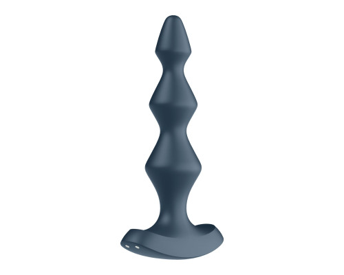 Анальный стимулятор-бусины с двумя моторами Satisfyer Lolli-Plug 1 Dark teal