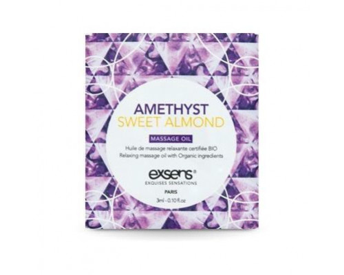 Пробник масажної олії EXSENS Amethyst Sweet Almond 3мл