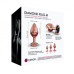 Металева анальна пробка із прикрасою у вигляді кристалу Dorcel - Diamond Plug M