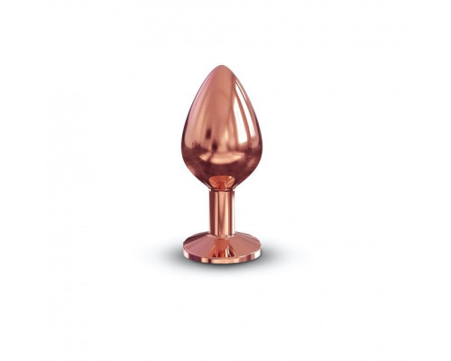 Металева анальна пробка із прикрасою у вигляді кристалу Dorcel - Diamond Plug M