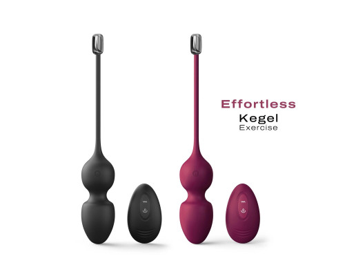 Вагінальні кульки з вібрацією та пультом Dorcel LOVE BALLS BLACK