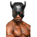 Маска Master Series Dungeon Demon Bondage Mask with Horns - Black