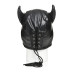 Маска Master Series Dungeon Demon Bondage Mask with Horns - Black