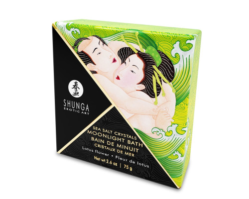Сіль для ванни Shunga Moonlight Bath – Lotus Flower (75 гр), сіль Мертвого моря, ароматичні олії