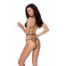 Боді з імітацією шкіри та стрепами ASUNA BODY black L/XL Passion