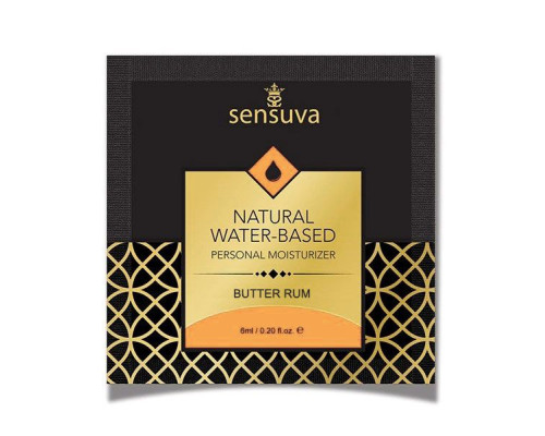 Пробник Sensuva - Natural Water-Based Butter Rum (6 мл)
