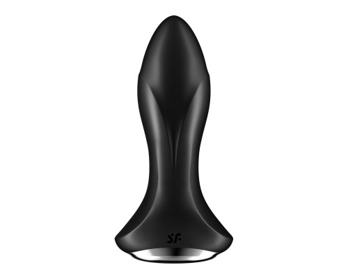 Анальна смарт вібропробка із перлинним масажем Satisfyer Rotator Plug 1+ Black
