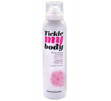 Масажна піна Love To Love TICKLE MY BODY Cotton candy (150 мл) зволожуюча