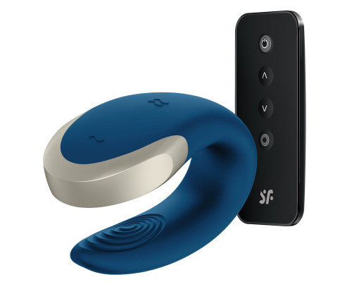 Смарт-вібратор для пар Satisfyer Double Love (Blue)