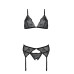 DELIENA SET black S/M - Passion