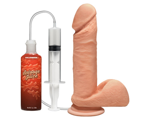 Фалоімітатор, що кінчає Doc Johnson The D ULTRASKYN Perfect D Squirting - 7 Inch