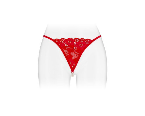 Трусики-стрінги з перловою ниткою Fashion Secret VENUSINA Red