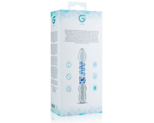 Скляний ділдо Gildo Glass Dildo No. 21