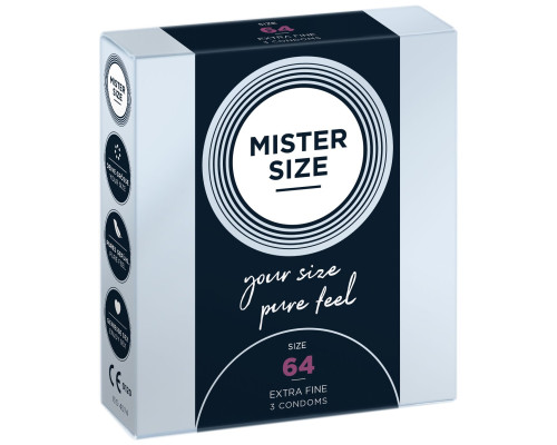 Презервативы Mister Size 64 (3 pcs)
