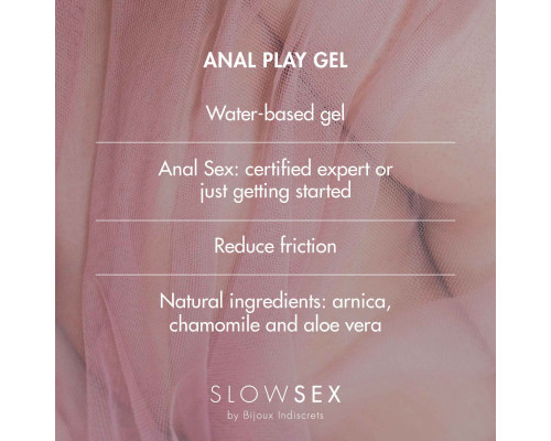 Анальна гель-змазка Bijoux Indiscrets Slow Sex Anal play gel