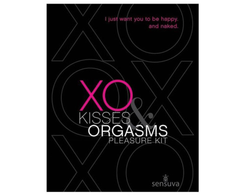 Подарочный набор Sensuva XO Kisses & Orgasms (бальзам для губ с феромонами и жидкий вибратор)
