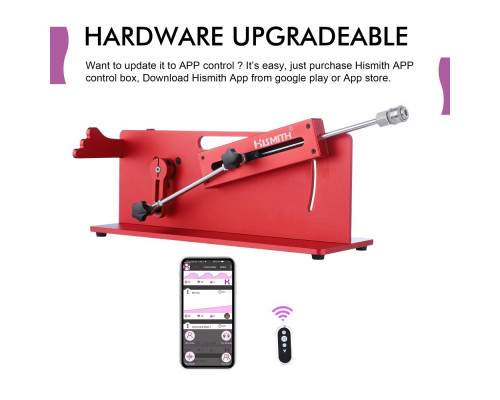 Смарт секс-машина Hismith Table Top 2.0 Pro APP Red, настільна версія